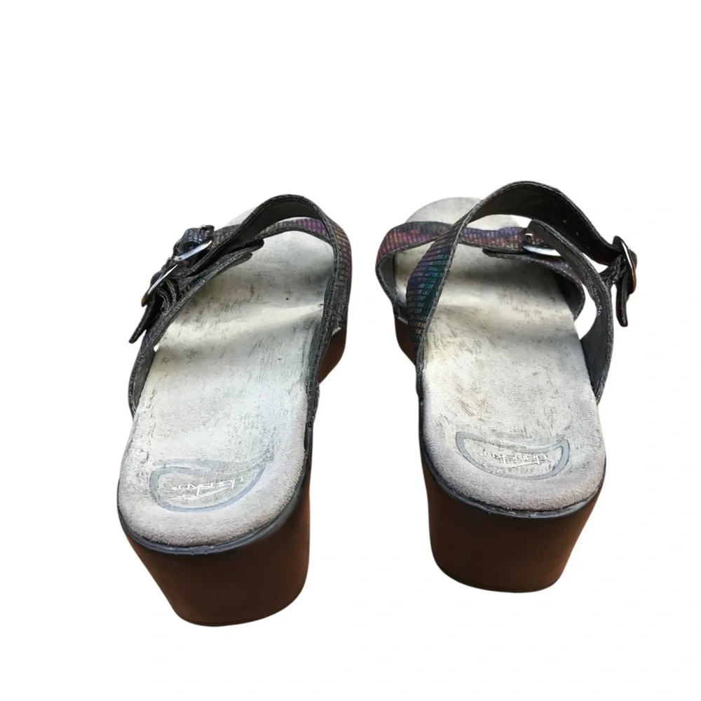 Dansko Leather Sophie Multicolor Sandals. Size 40 or US 9.5